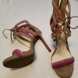 Jessica Simpson lace up heels